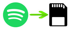 Spotifyの曲をSDカードに保存する方法